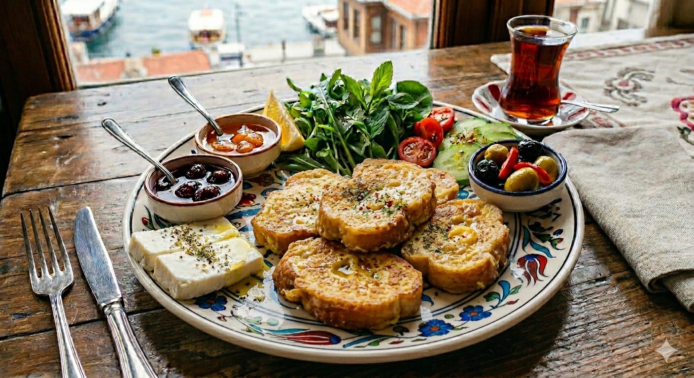 YUMURTALI EKMEK KAHVALTI